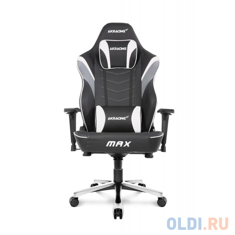 Кресло игровое Akracing MAX черный/белый