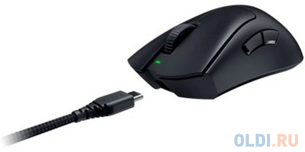 Мышь беспроводная Razer DeathAdder V3 Pro чёрный USB + радиоканал