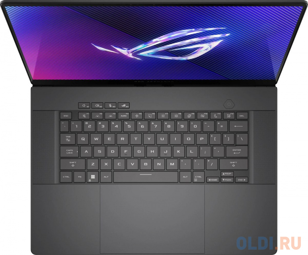 Ноутбук Asus ROG Zephyrus G16 GU605MY-QR111W Core Ultra 9 185H 32Gb SSD1Tb NVIDIA GeForce RTX4090 16Gb 16" IPS 2.5K (2560x1600) Windows 11 Home g