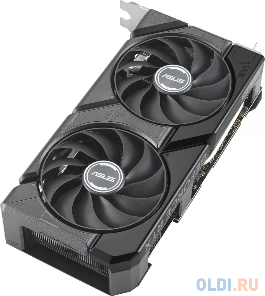 Видеокарта Asus PCI-E 4.0 DUAL-RTX4060TI-O16G-EVO NVIDIA GeForce RTX 4060TI 16Gb 128bit GDDR6 2595/18000 HDMIx1 DPx3 HDCP Ret в Москвe