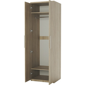 Шкаф для одежды Шарм-Дизайн Комфорт МШ-21 90х60 с зеркалами, дуб сонома