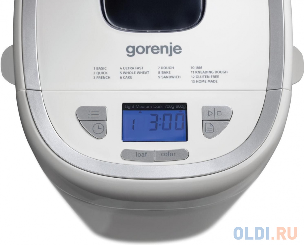 Хлебопечь BM900WS 741882 GORENJE