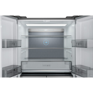 Холодильник Weissgauff WCD 590 NoFrost Inverter Premium Biofresh Dark Grey Glass