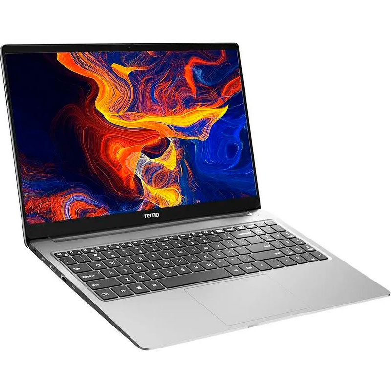 Ноутбук Tecno T1 16G + 512G Silver TCN-T1I5-12.D15.SL (Intel Core i5 12450H 2.5 Ghz/16384Mb/512Gb SSD/Intel UHD Graphics/Wi-Fi/Bluetooth/Cam/15.6/1920x1080/DOS)