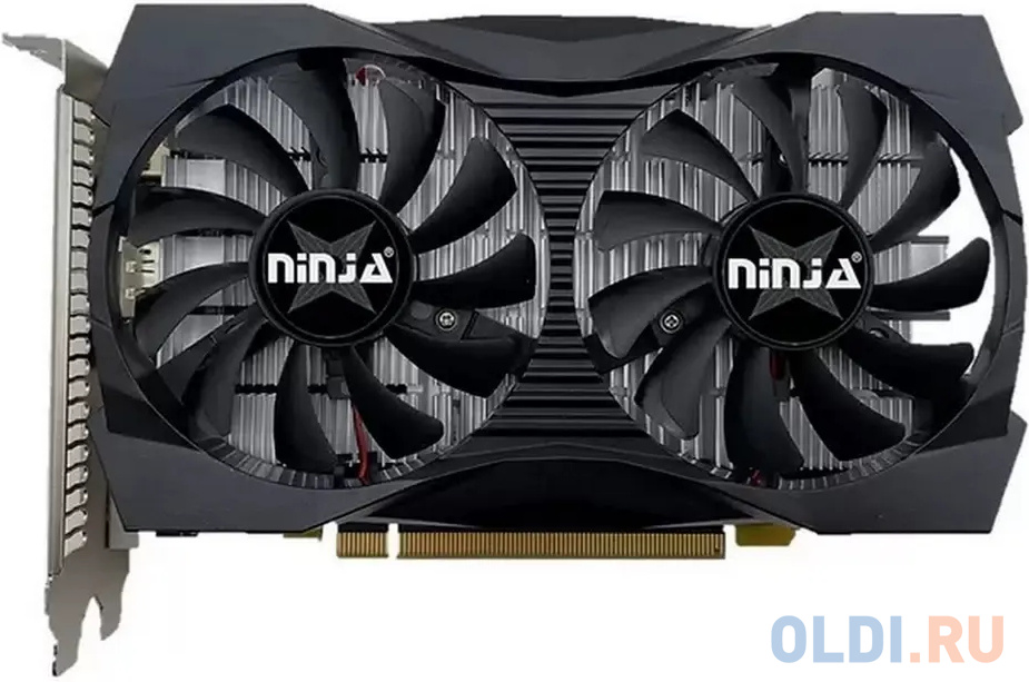 Видеокарта Ninja (Sinotex) GTX1050 4G GDDR5 128BIT DVI DP HDMI 2FAN RTL