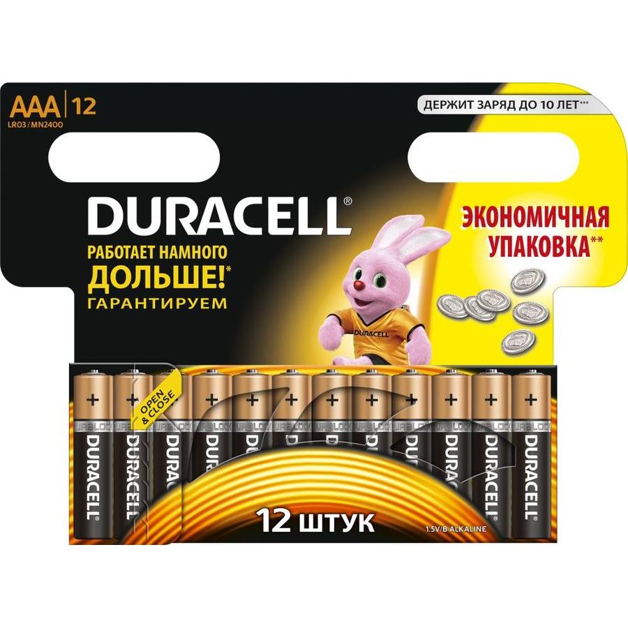 Батарейка Duracell LR03-12BL Basic AAA (12шт.)