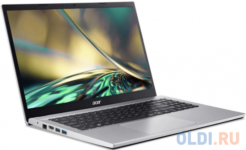 Ноутбук Acer Aspire 3 A315-59-38U6 Intel i3-1215U/8Gb/512Gb SSD/15.6" FHD IPS/No OS Silver