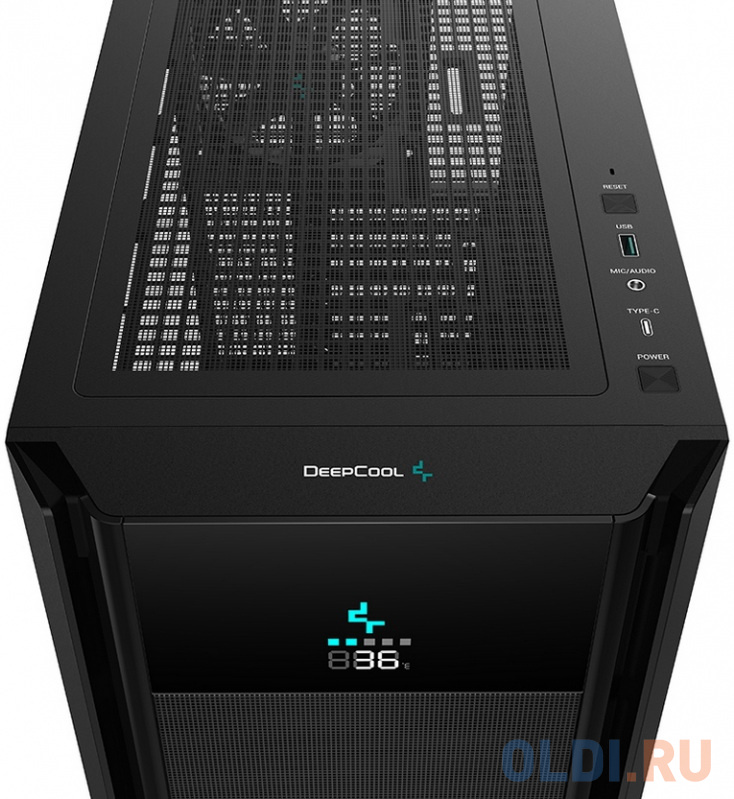 Корпус ATX Deepcool CH510 MESH DIGITAL Без БП чёрный