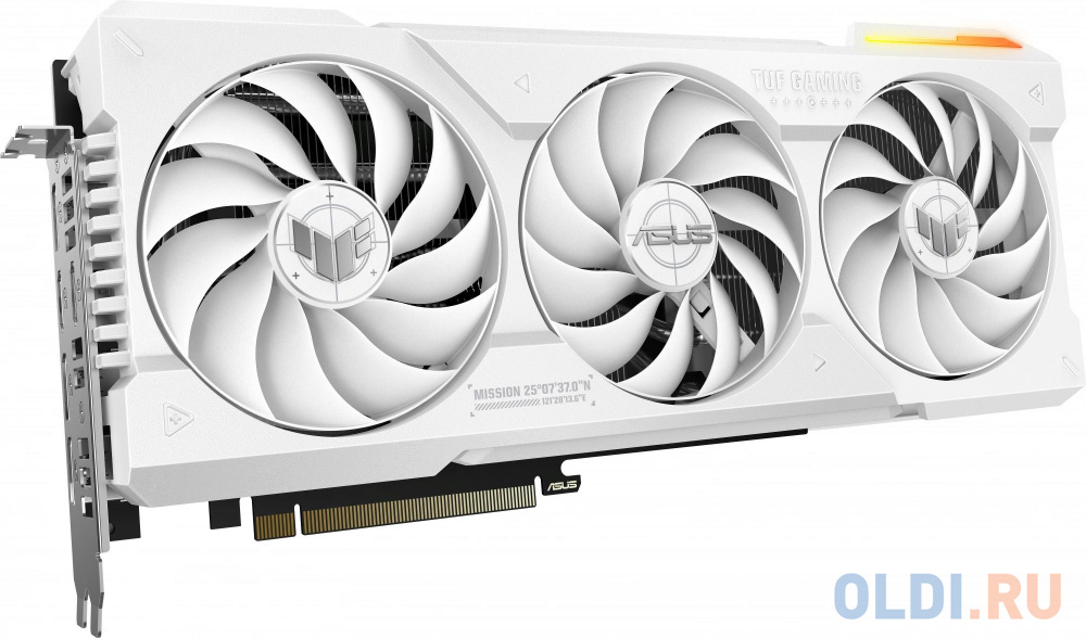 Видеокарта ASUS TUF-RTX4070TIS-O16G-WHITE-GAMING /RTX4070TIS ,HDMI*2,DP*3,16G,D6X