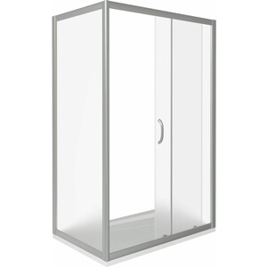 Душевой уголок Good Door Infinity WTW+SP 120х80 с поддоном, матовый Grape, хром