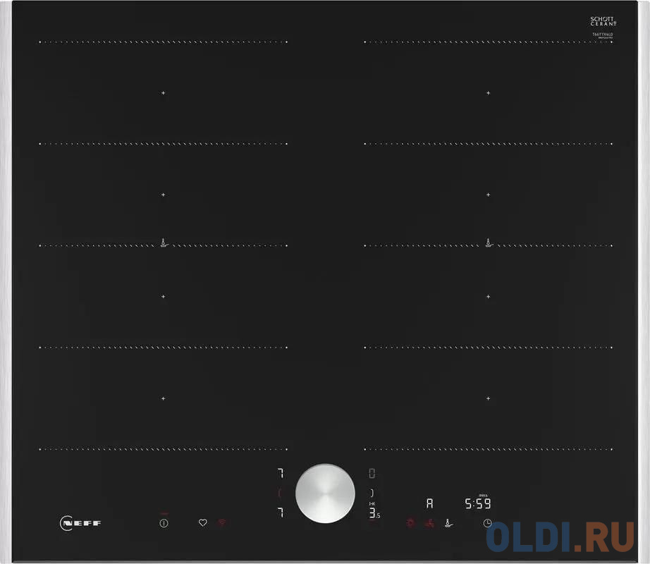 Индукционная варочная поверхность Neff T66TTX4L0 черный