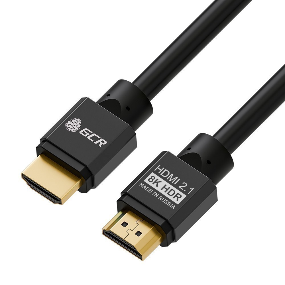 Кабель HDMI(19M)-HDMI(19M) v2.1 4K/8K, 3 м, черный Greenconnect (GCR-55552)