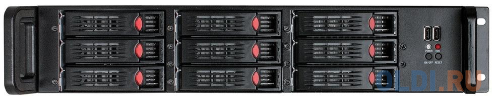 Серверный корпус 2U Exegate Pro 2U650-HS09 800 Вт чёрный серебристый в Москвe