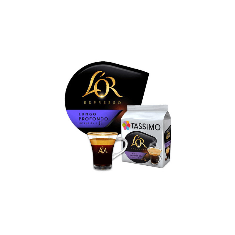 Капсулы для кофемашин Tassimo L’OR Lungo Profundo
