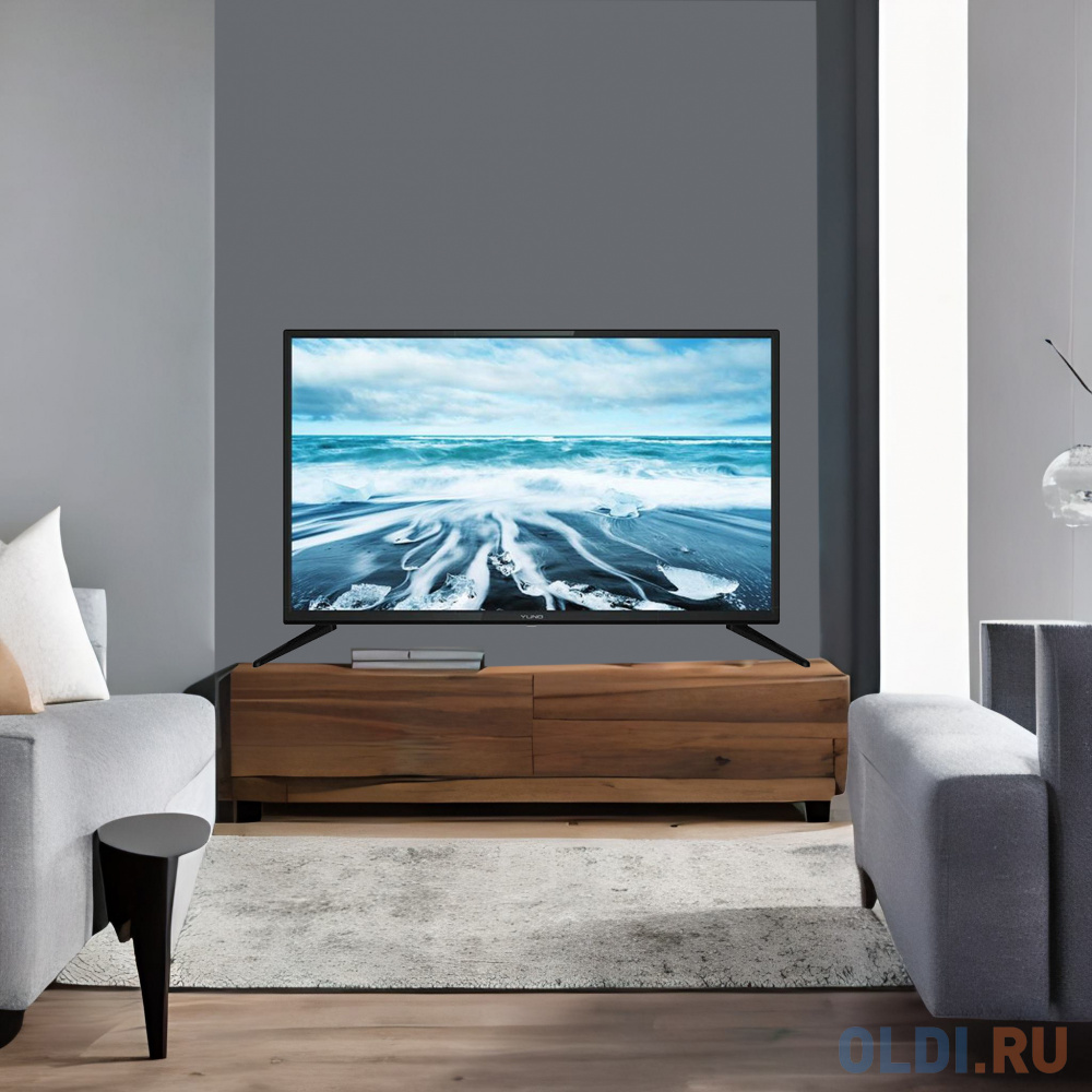 Телевизор LED Yuno 31.5" ULM-32TCS1134 (B) черный HD 60Hz DVB-T DVB-T2 DVB-C DVB-S DVB-S2 USB (RUS)