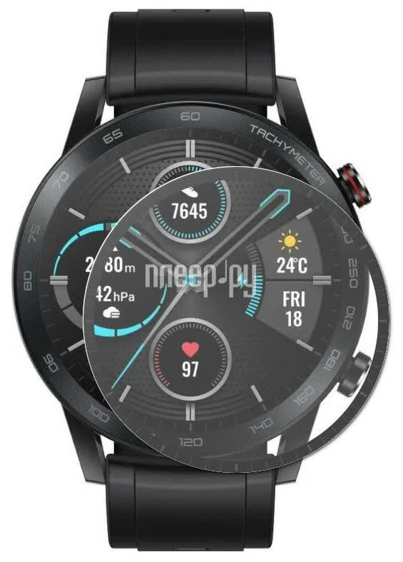 Стекло защитное Barn&Hollis Samsung Galaxy Watch 4 (40mm) Full screen (3D), черный