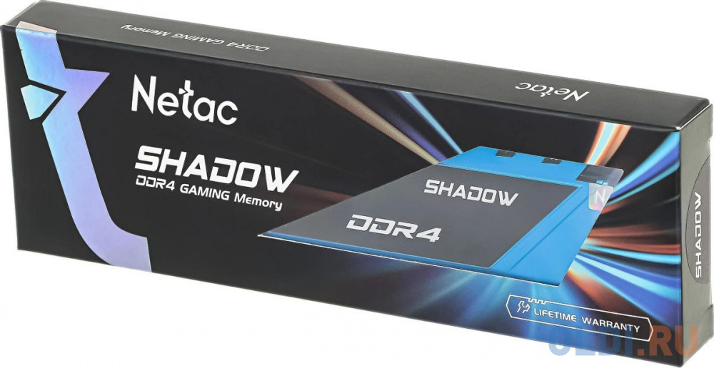 Память DDR 4 DIMM 16Gb PC25600, 3200Mhz, Netac Shadow S NTSSD4P32SP-16W   C16 White, с радиатором в Москвe