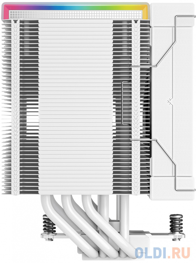 DEEPCOOL AK500 DIGITAL WH LGA20XX/1700/1200/115X/AM5/AM4 (9шт/кор, TDP 240W, PWM, Fan 120mm, 5 тепл. трубок, Copper Base, белый) RET в Москвe