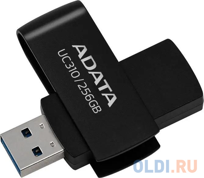 Флеш Диск A-DATA 256GB <UC310-256G-RBK> UC310, USB 3.2, черный