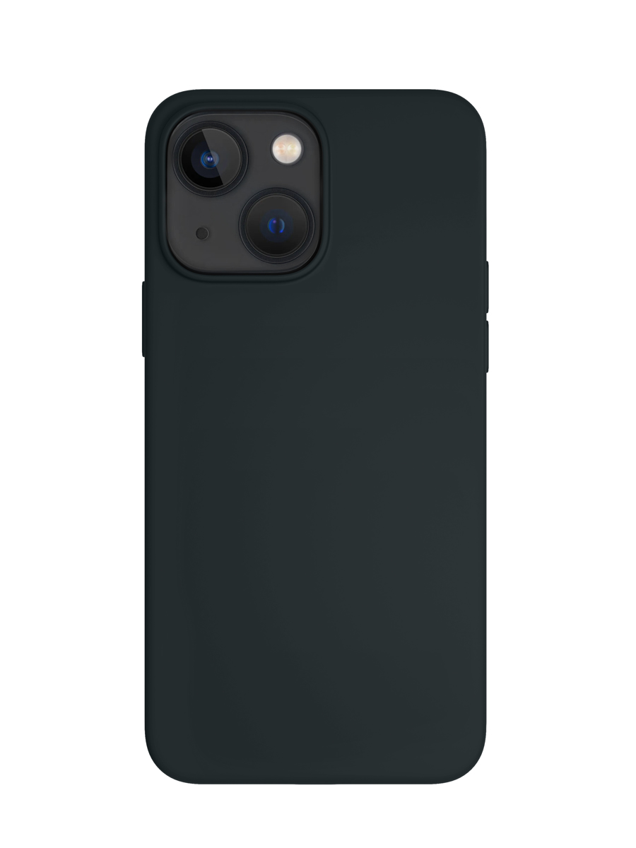 Чехол защитный VLP Silicone case для iPhone 14 Plus, черный