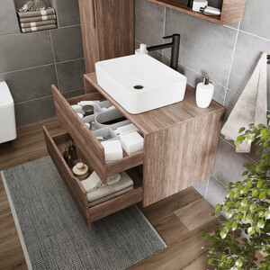 Мебель для ванной Grossman Лайф 80х50 GR-3020 винтажное дерево/графит