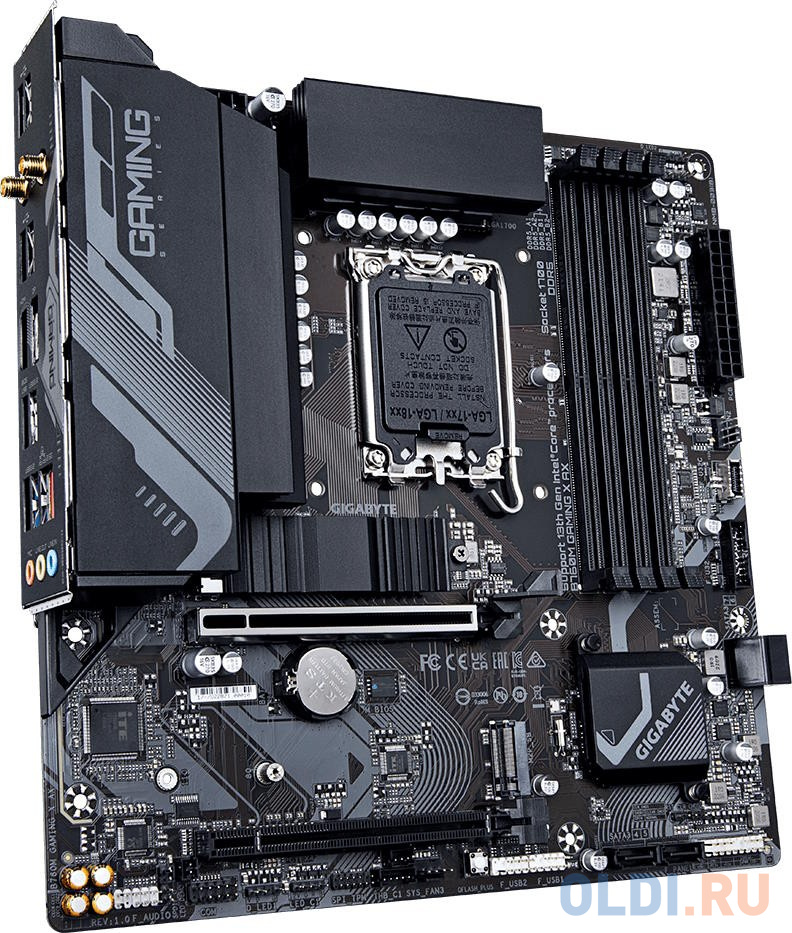 Материнская плата Gigabyte B760M GAMING X AX Soc-1700 Intel B760 4xDDR5 mATX AC`97 8ch(7.1) 2.5Gg RAID+HDMI+DP в Москвe