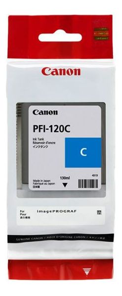 Картридж струйный Canon PFI-120 C 2886C001 голубой (130мл) для Canon imagePROGRAF TM-200/205 в Москвe