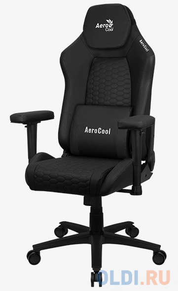 Кресло для геймеров Aerocool CROWN Leatherette All Black чёрный