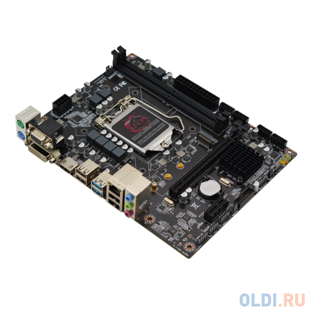 AFOX Motherboard Intel H510, INTEL Socket 1200, Micro-ATX (17*22cm)