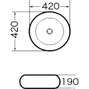 Раковина-чаша Grossman GR-3010 42x42 в Москвe