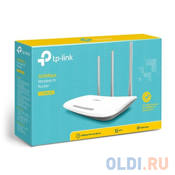 Маршрутизатор TP-LINK TL-WR845N Беспроводной маршрутизатор серии N, скорость до 300 Мбит/с