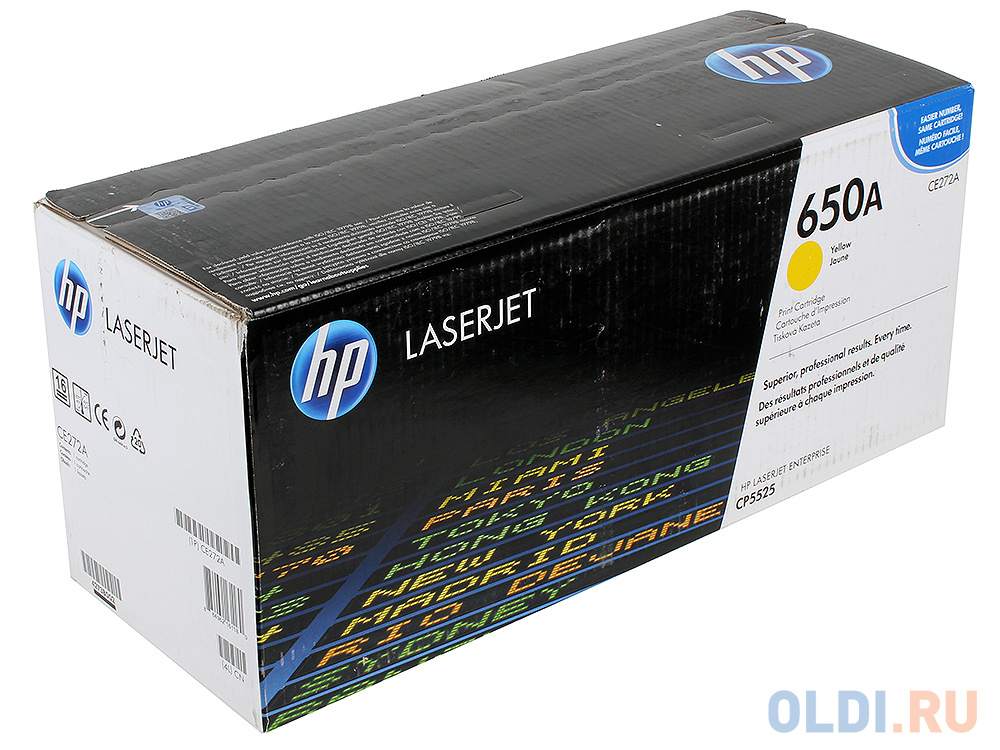 Картридж HP CE272A (№650A) 13500стр Желтый