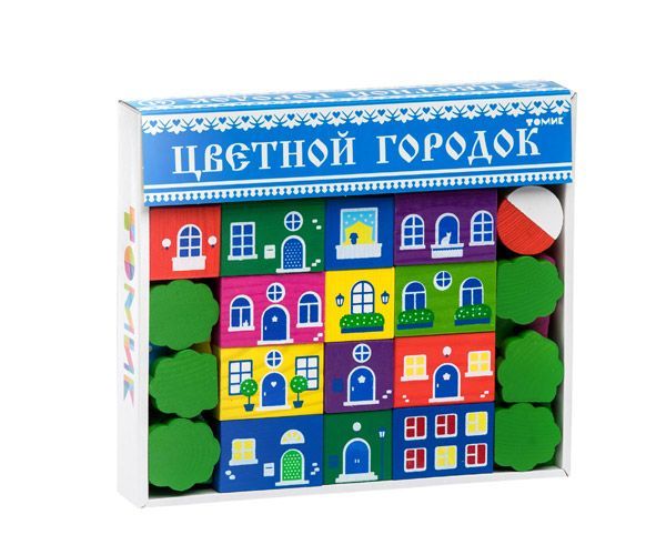Игровой набор Томик 8688-8 Цветной городок (41 дет)