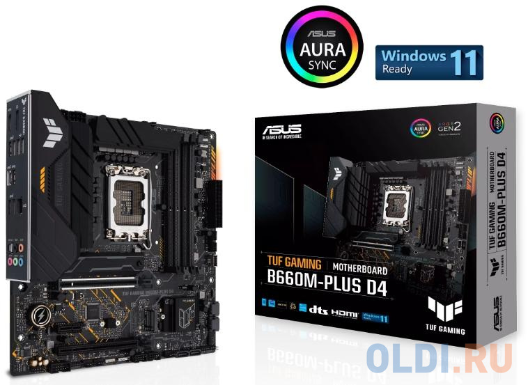 Материнская плата ASUS TUF GAMING B660M-PLUS D4 90MB1940-M0EAY0