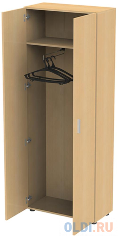 Шкаф для одежды &quot;Канц&quot;, 700х350х1830 мм, цвет бук невский, ШК40.10