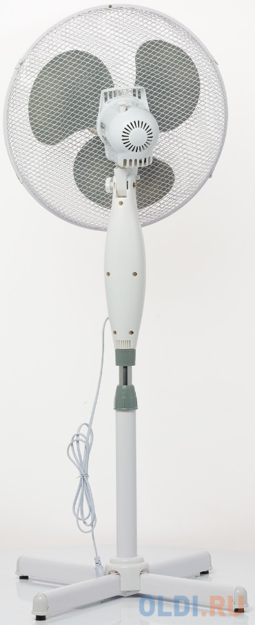 Вентилятор напольный Scarlett SC-SF111B24 45Вт скоростей:3 серый/белый