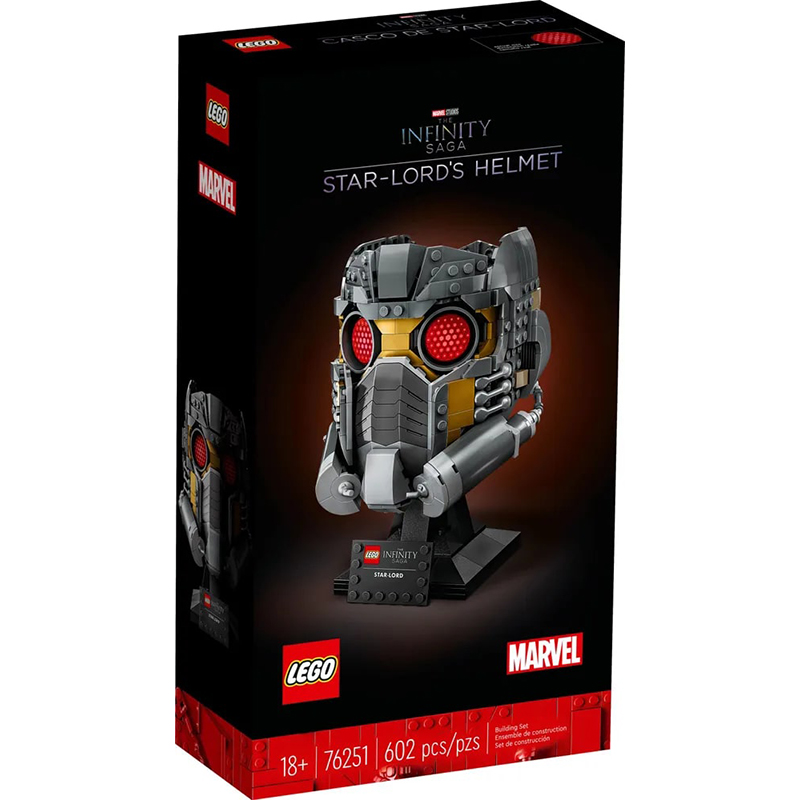 Lego Marvel Super Heroes Шлем Звёздного Лорда 602 дет. 76251