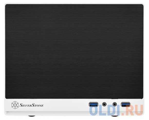 Корпус mini-ITX SilverStone SST-SG13WB-Q Без БП чёрный белый