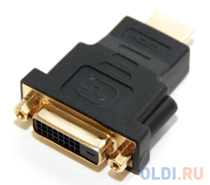 Переходник HDMI- DVI-D 5bites позолоченные контакты DH1807G