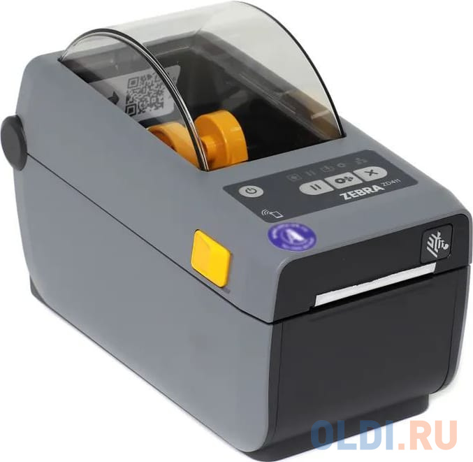 Zebra DT Printer ZD411; 203 dpi, USB, USB Host, Modular Connectivity Slot, BTLE5, EU and UK Cords, Swiss Font, EZPL в Москвe