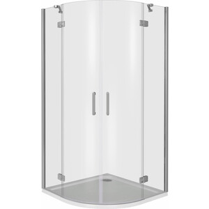 Душевой уголок Good Door Saturn R 90x90 прозрачный, хром (R-90-C-CH) в Москвe