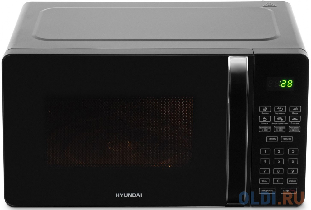 Микроволновая печь Hyundai HYM-D2076, 700Вт, 20л, черный