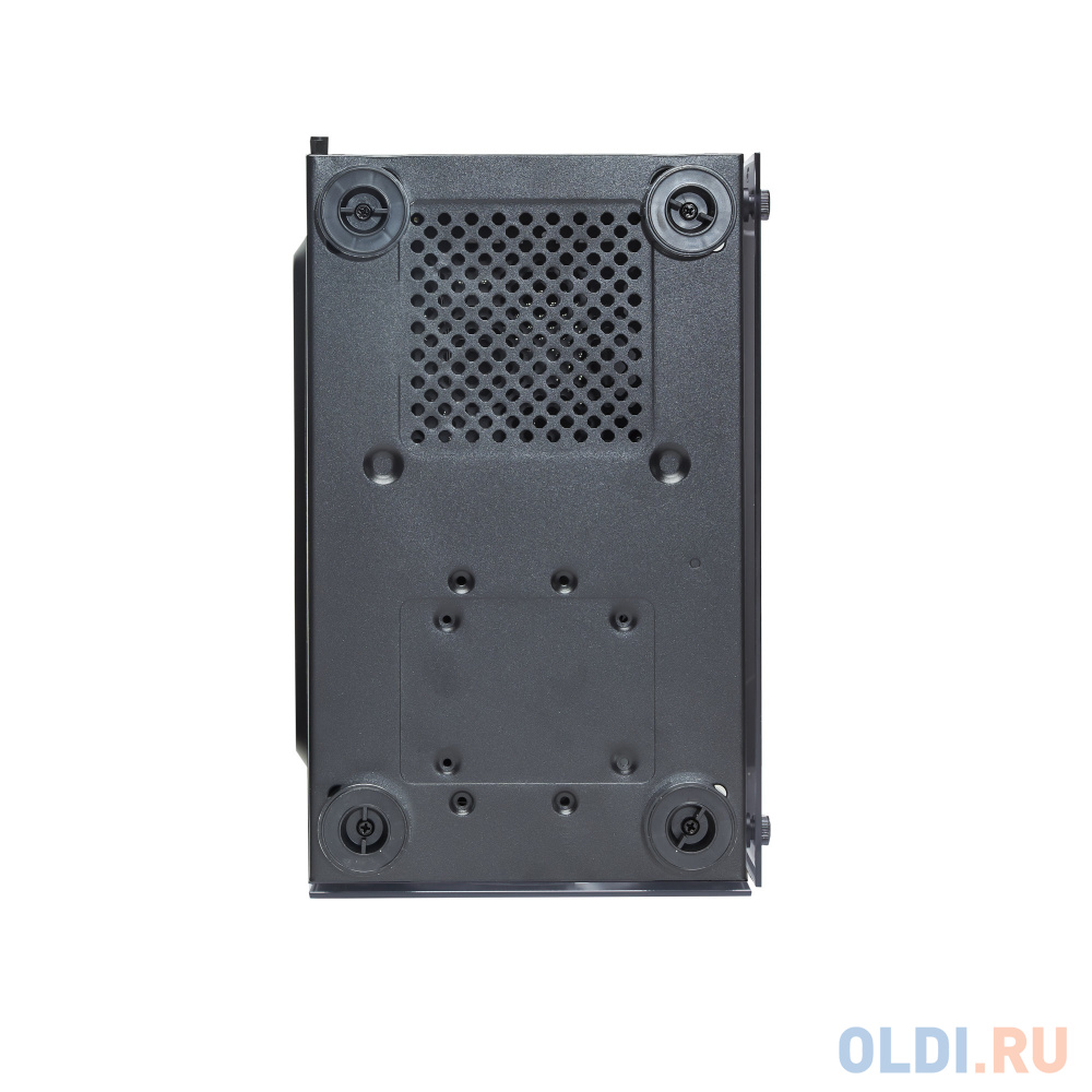 Корпус Minitower ExeGate Mistery X2-NPX600 (mATX, БП 600NPX с вент. 12 см, 2*USB+1*USB3.0, аудио, черный, 4 вент. 12см с RGB подсветкой, боковая панел