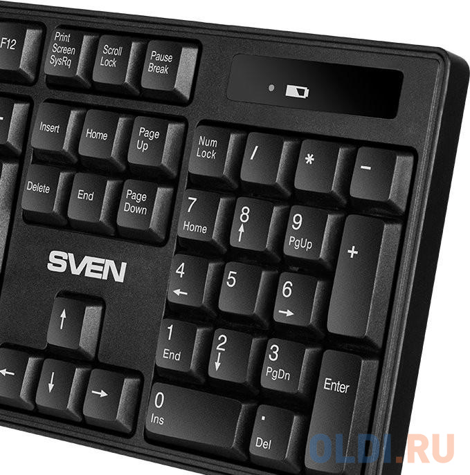 Клавиатура Sven KB-C2100W Black Радио