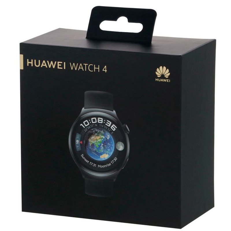 Умные часы Huawei Watch 4 ARC-AL00 Black-Black Strap 55020APA