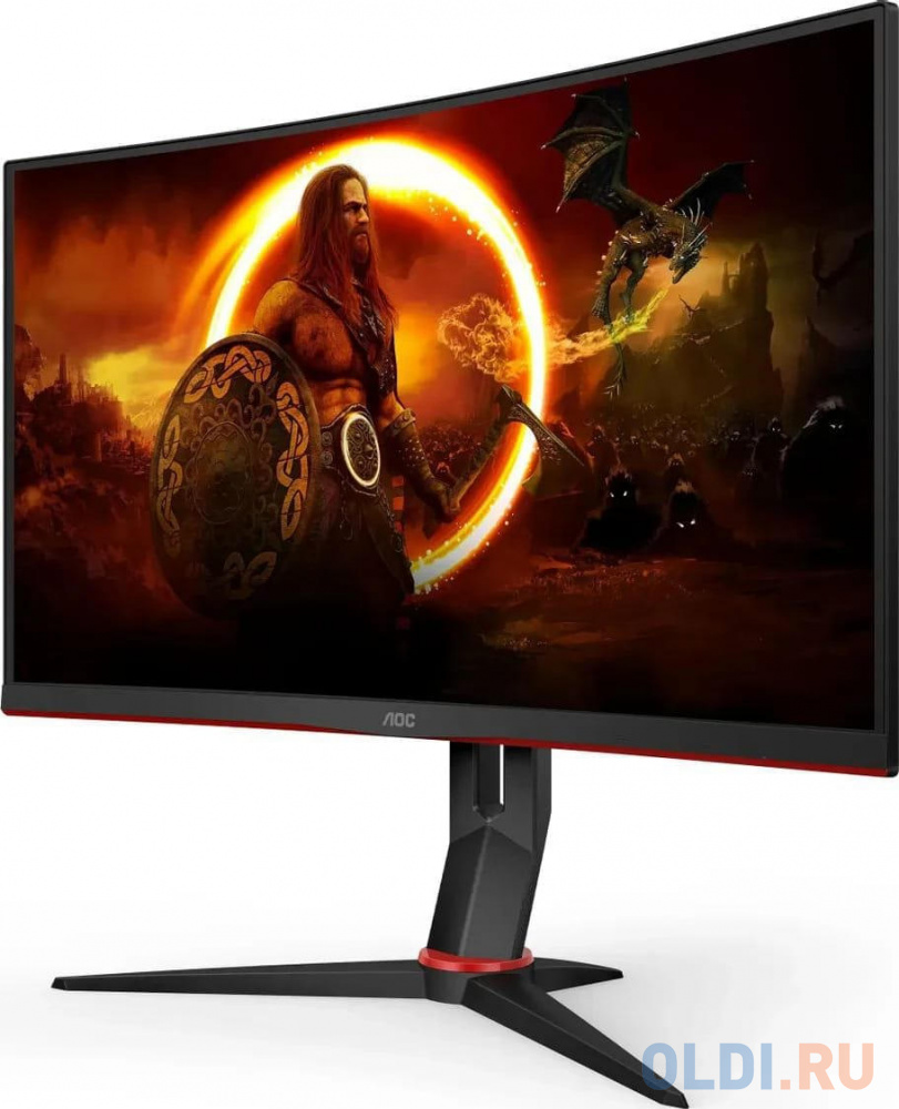 27&quot; AOC CQ27G2S Black (VA, 2560x1440, HDMI+HDMI+DP, 1 ms, 178°/178°, 250 cd/m, 4000:1, 165Hz, Curved 1500R)