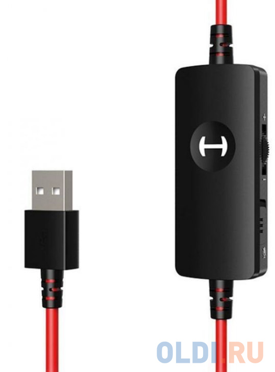 Наушники с микрофоном Edifier G1 черный 2.5м накладные USB оголовье