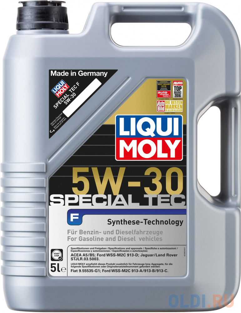 НС-синтетическое моторное масло LiquiMoly Special Tec F 5W30 5 л 8064