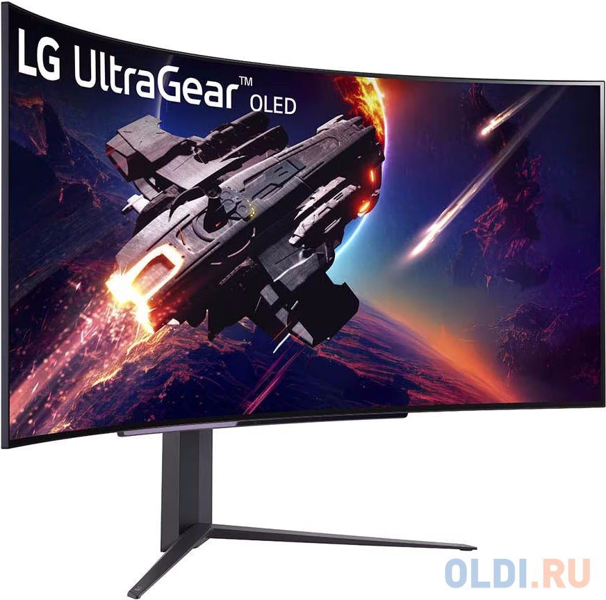 МОНИТОР 45" LG Gaming 45GR95QE-B Black регуоировка по высоте (OLED, 3440?1440, 240Hz, 0.3ms, 178°/178°, 1000 cd/m, 1M:1, в Москвe