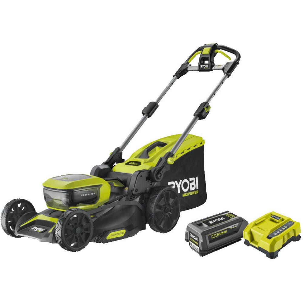 Бесщеточная газонокосилка Ryobi